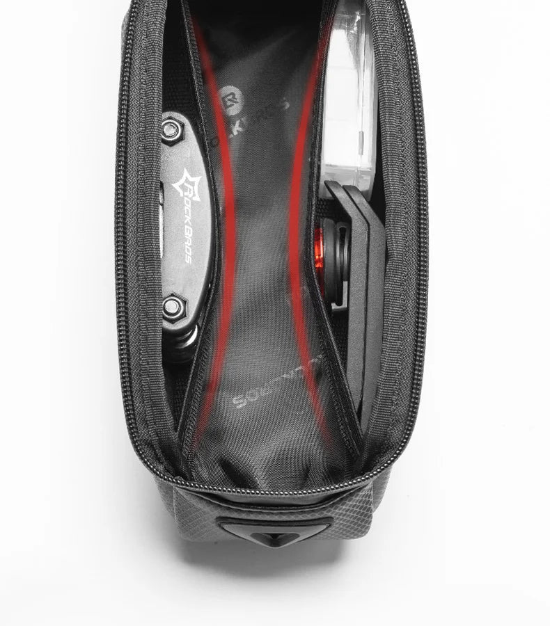 Bolsa de Quadro para Bicicleta ROCKBROS Impermeável com Suporte de Celular