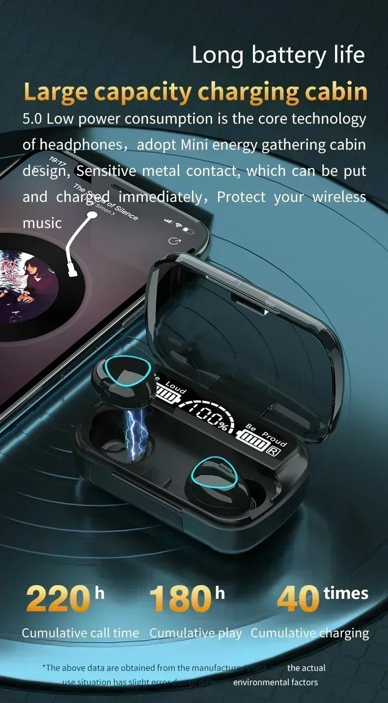 DAMORE M10 — Fone Bluetooth TWS com ANC