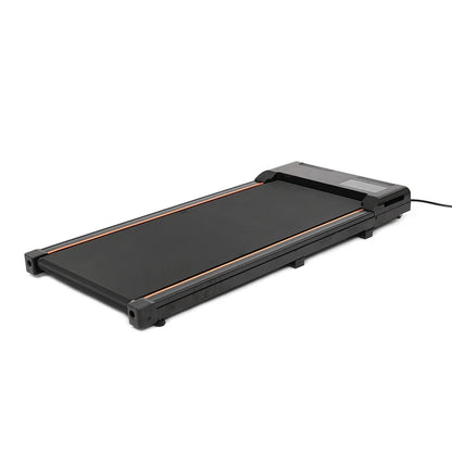 Esteira Ergonômica Compacta Under Desk Walking Pad – Design Ultra-Fino sem Alça, Inclinação Ajustável e Tração Mecânica para Exercícios em Home Office