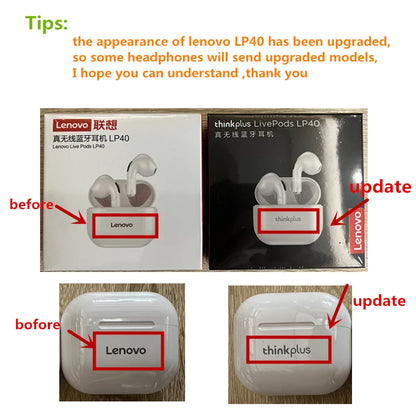 Lenovo LP40 — Fone Bluetooth TWS