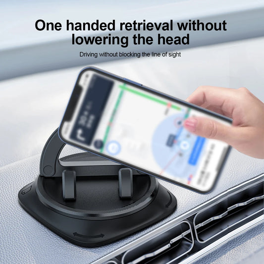 Suporte de Celular Automotivo KEBETEME para Painel com Rotação 360° Antiderrapante