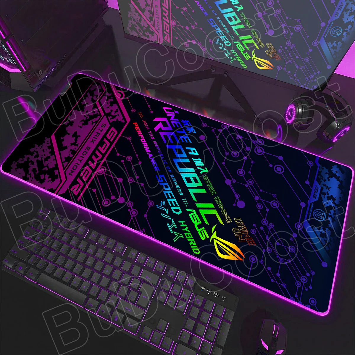 BuDuCoost — Desk Mat RGB Gamer 3 mm