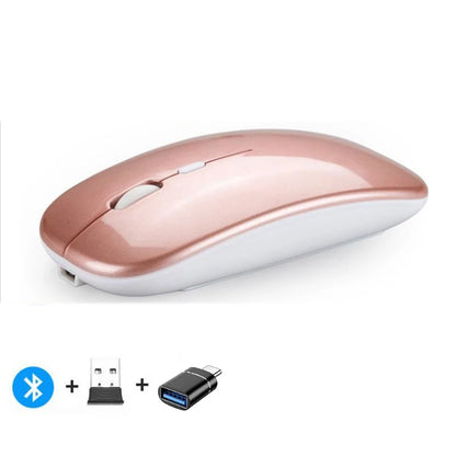Congdi — Mouse Sem Fio Recarregável Dual Mode
