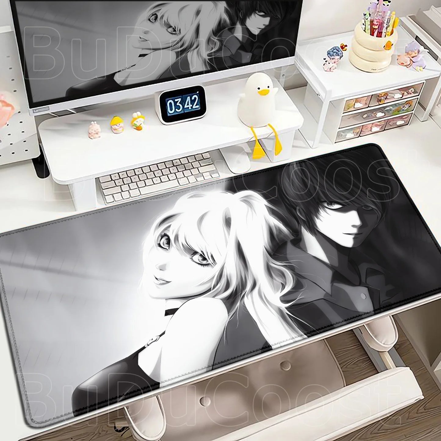 Mouse Pad Gamer Death Note – Light Yagami & Misa Amane XXL Speed