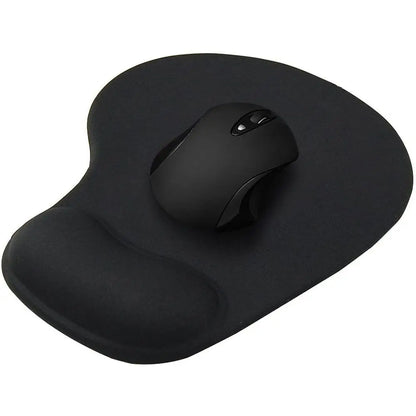 Mousepad ergonômico com apoio de pulso, confortável e antiderrapante, para PC e laptop.