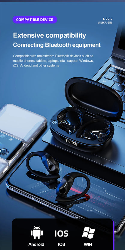 Lenovo LP75 — Fone Bluetooth 5.3 Esportivo