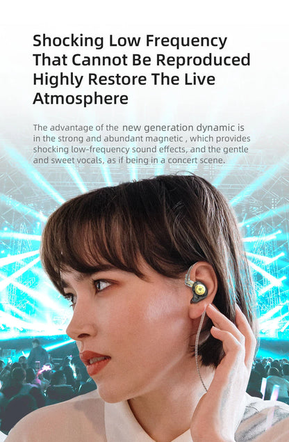 KZ EDX Pro — Fone In-Ear com Microfone