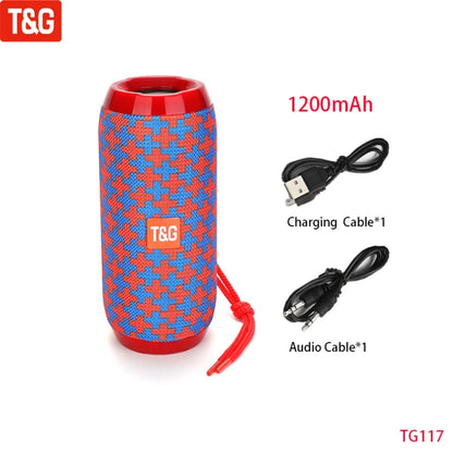 Caixa de Som Bluetooth T&G TG117 10W