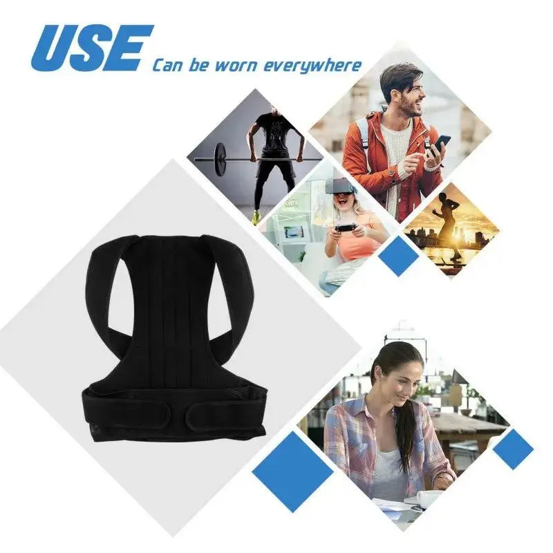 Colete Corretor Postural Reforcado com Suporte Lombar GOT-TOG