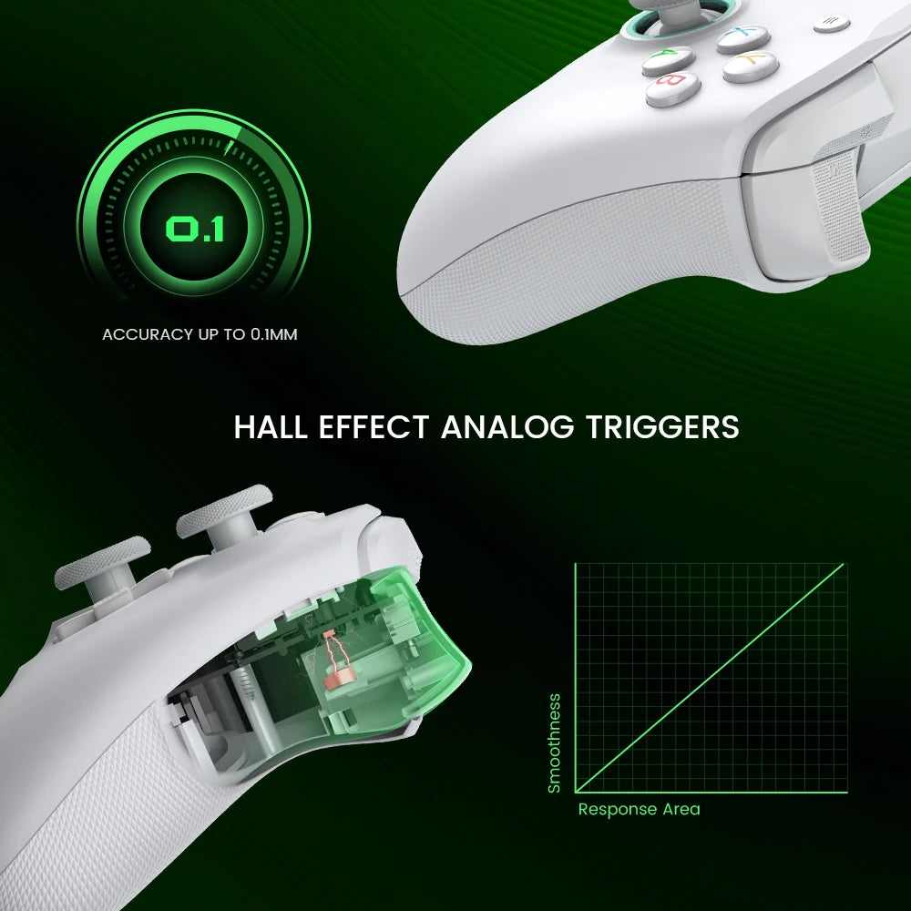 Controle Gamer GameSir G7 SE com Hall Effect para Xbox e PC, USB-C 3 m