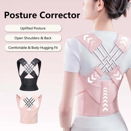 Corretor de Postura Abdominal e Suporte de Coluna Integrado