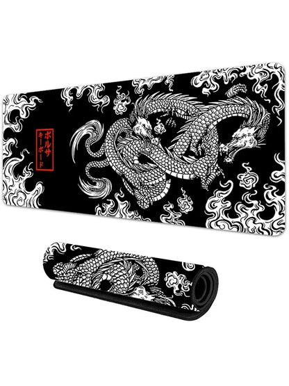 Mouse Pad Gamer Japanese Dragon — Desk Mat Speed