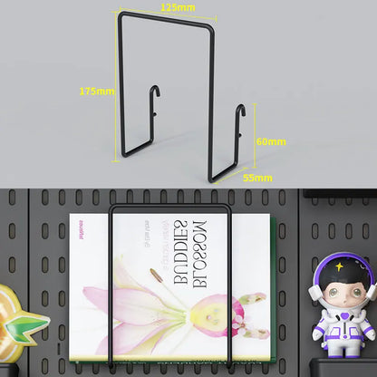 Painel Pegboard Gamer Organizador de Parede – Kit Completo com Suportes, Prateleiras e Ganchos para Setup