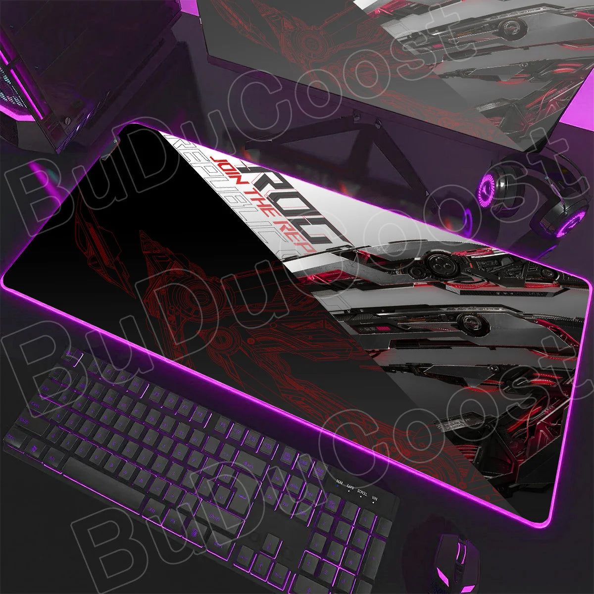 BuDuCoost — Desk Mat RGB Gamer 3 mm