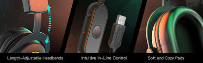 FIFINE H6 — Headset Gamer USB com RGB