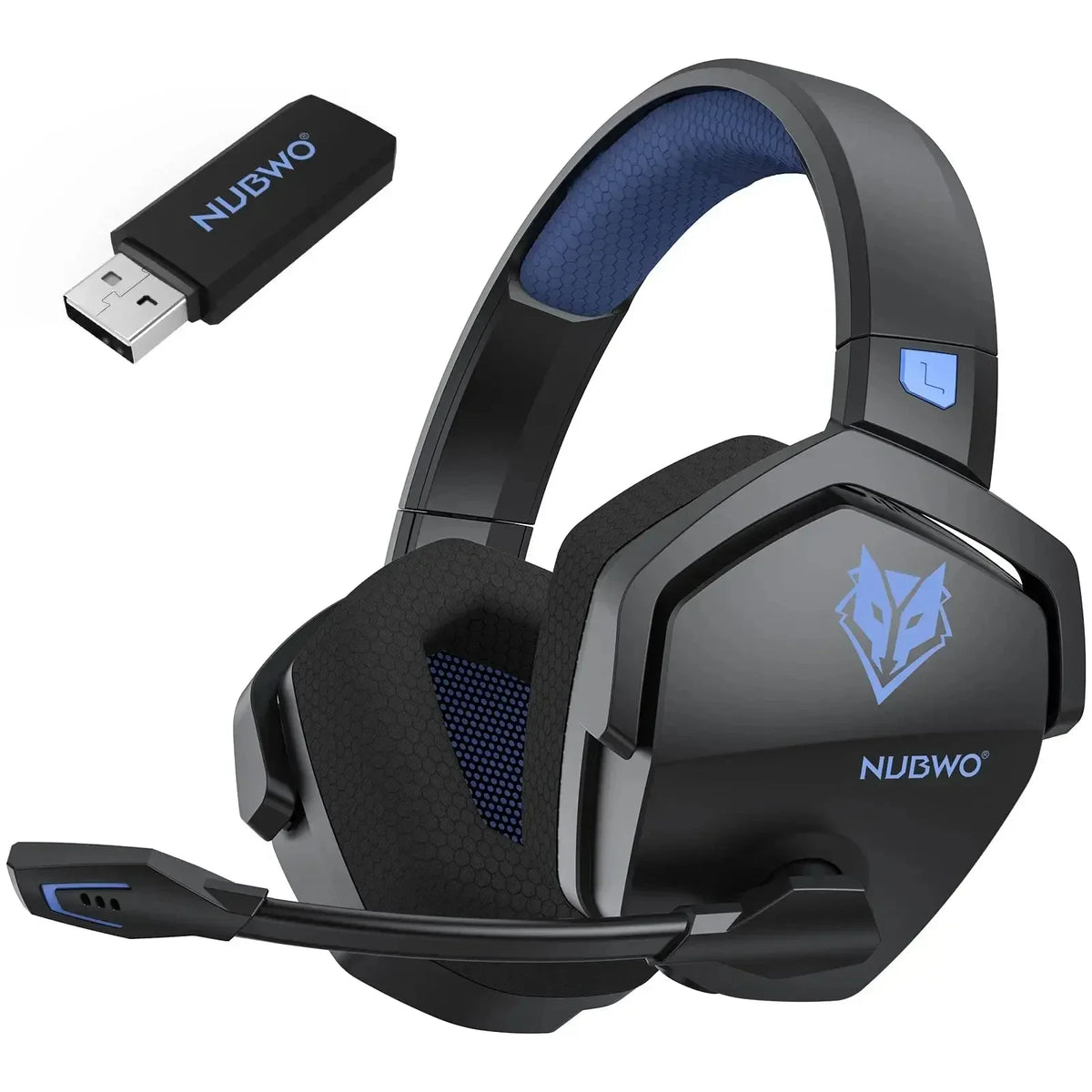 NUBWO G06 — Headset Gamer Sem Fio 2.4GHz + Bluetooth 5.3