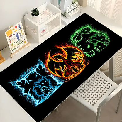 Mouse Pad Gamer Pokémon Kawaii XXL – Desk Mat Speed com Base Antiderrapante