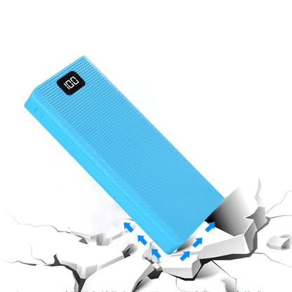 Case Power Bank DIY VIKEFON C18 para 8 Baterias 18650 com Display LCD e Lanterna LED
