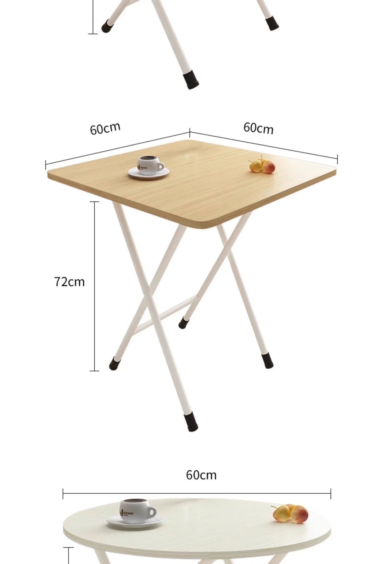 Mesa Dobrável Portátil MDUG para Camping, Jardim e Varanda (Estrutura Articulada Econômica)