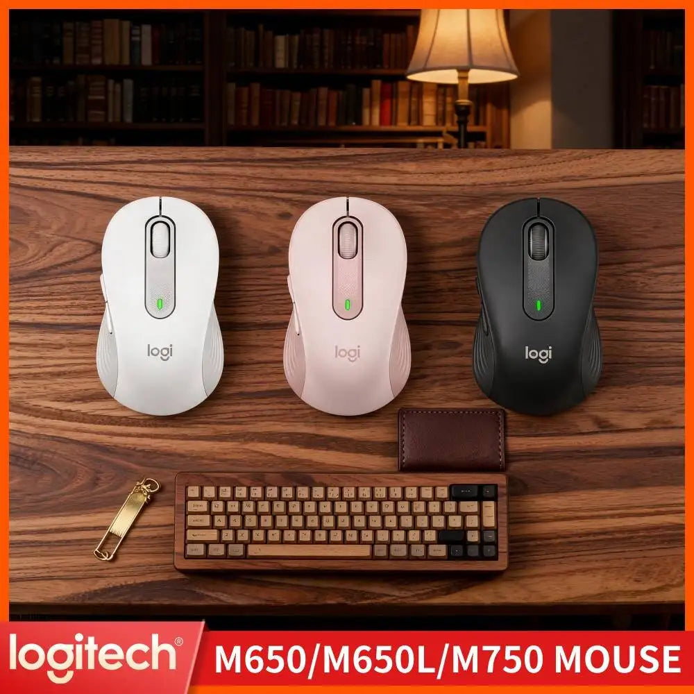 Logitech M750 — Mouse Ergonômico Sem Fio