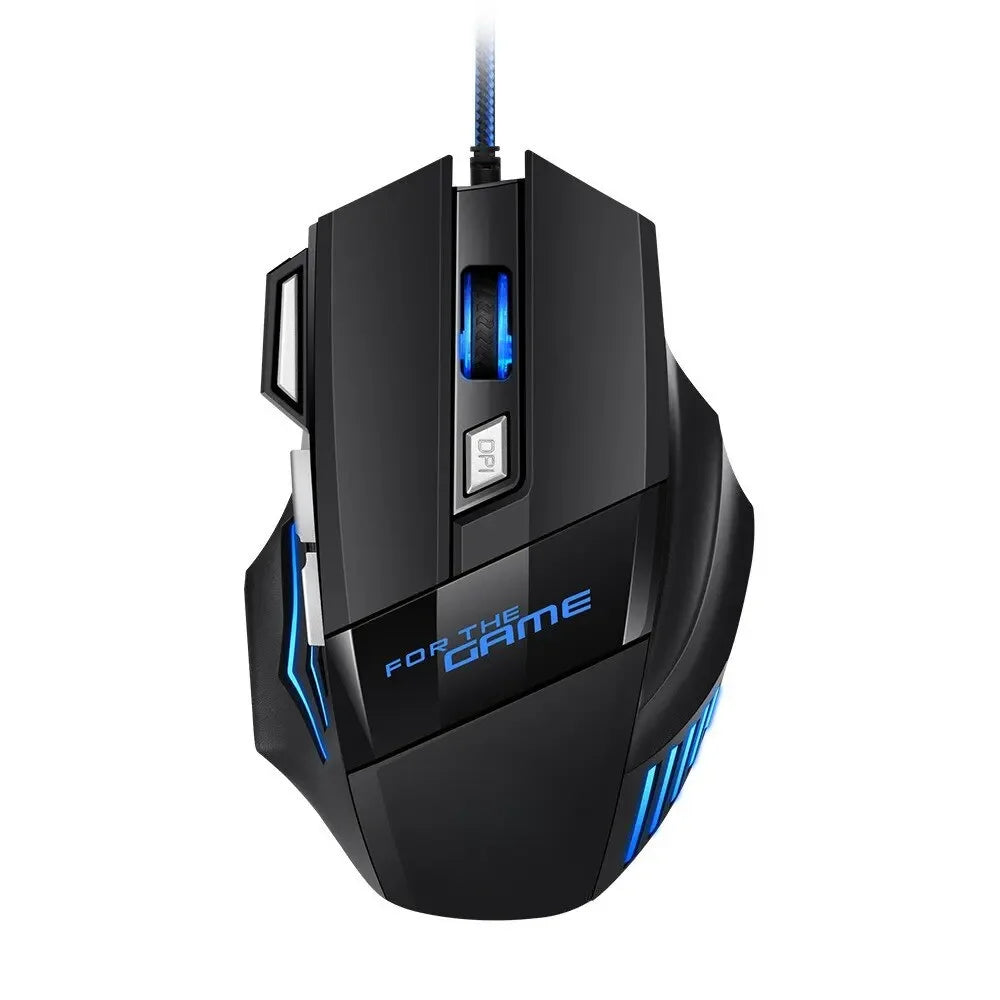 Mouse Gamer RGB 5500 DPI — 7 Botões