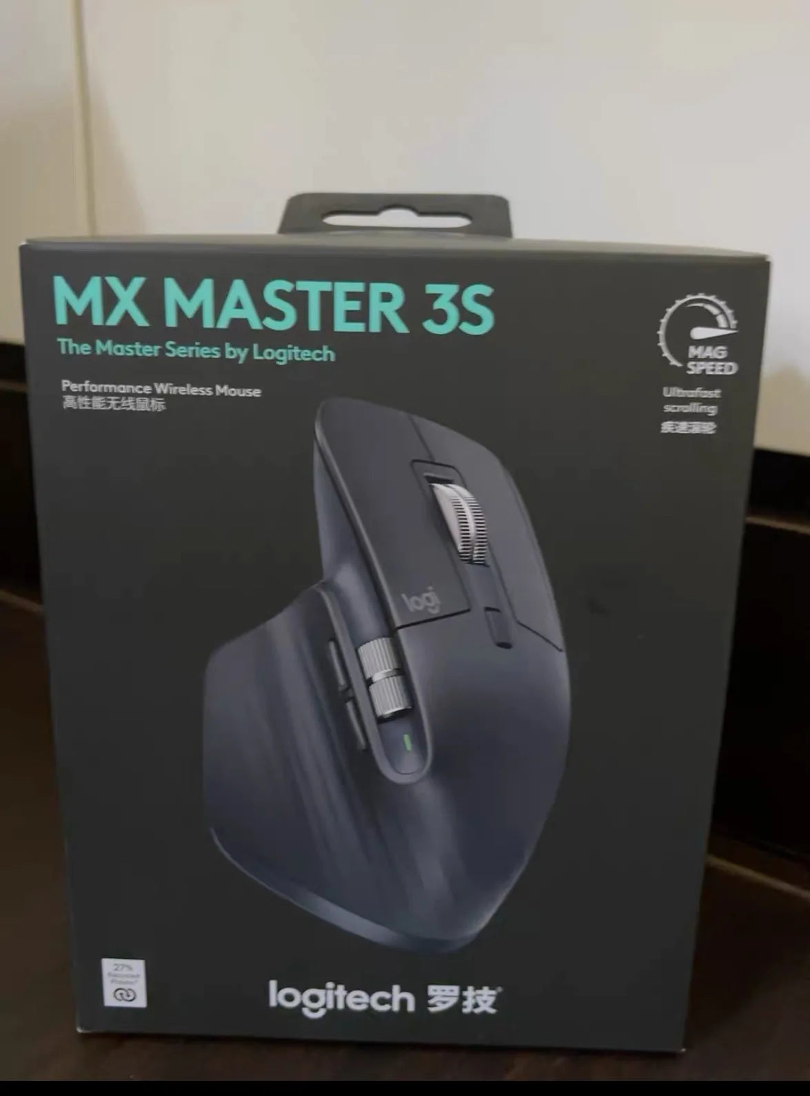 Mouse Sem Fio Logitech MX Master 3S Bluetooth com 8.000 DPI e Rolagem MagSpeed