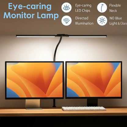 Luminária de Monitor LED Dupla ALTCHIHYQ com Sensor Touch