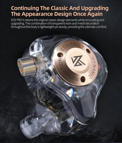 KZ EDX Pro X — Fone In-Ear com Microfone