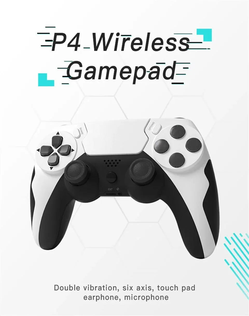 GAMINJA P48 — Controle Gamer Sem Fio para PS4, PS3 e PC