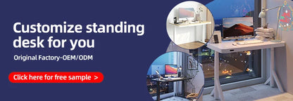 Mesa Ergonômica Inteligente Sit-Stand Elétrica XMSJ/Hollin – Tampo de Vidro Temperado, Estrutura de Aço Motorizada com Ajuste Automático de Altura e Certificação TUV para Alta Performance