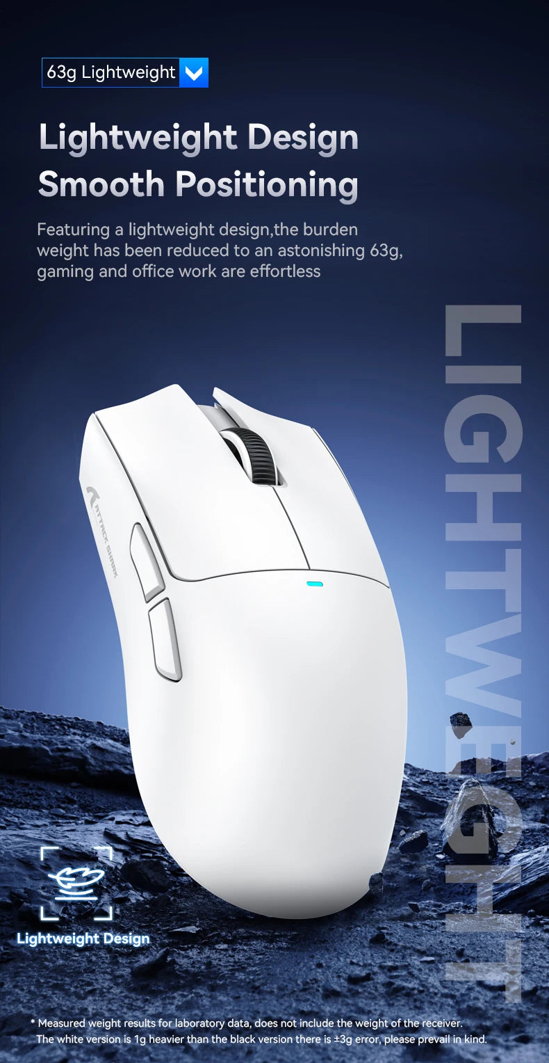 Attack Shark X11SE — Mouse Gamer Tri-Mode