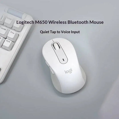 Logitech M650 — Mouse Ergonômico Sem Fio