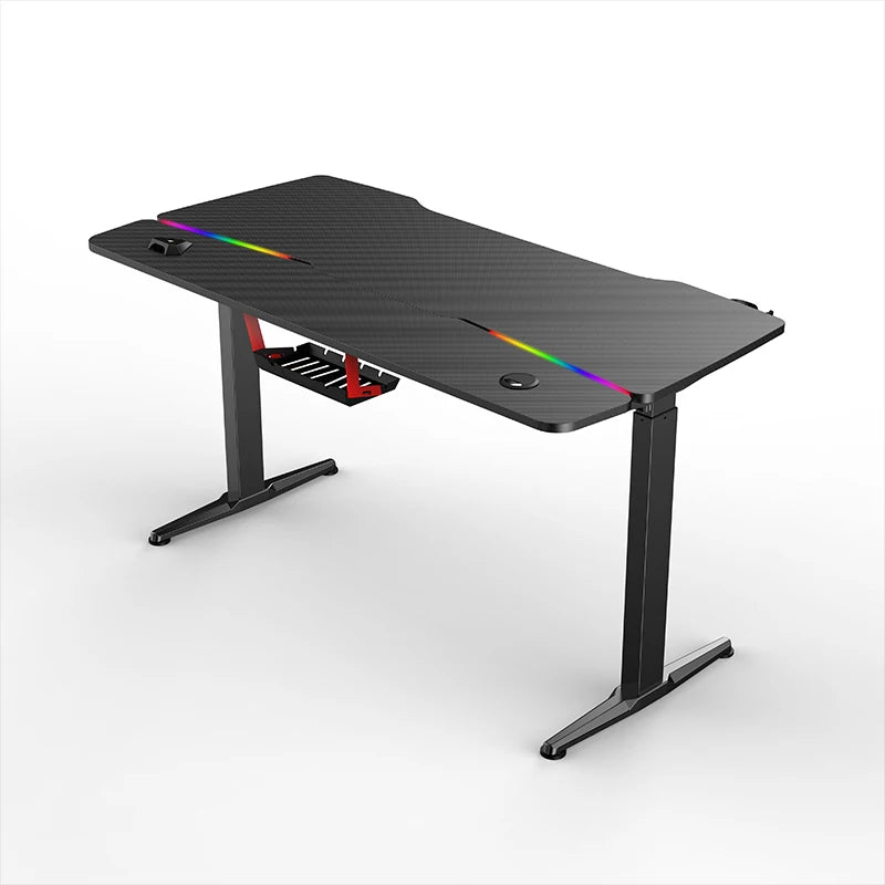 Mesa Ergonômica Elevatória Elétrica TwoBlow HA-03 com Regulagem de Altura Inteligente, Motor Duplo e Memória de Posições (140x70cm)