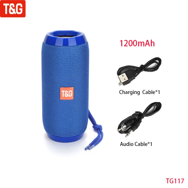 Caixa de Som Bluetooth T&G TG117 10W