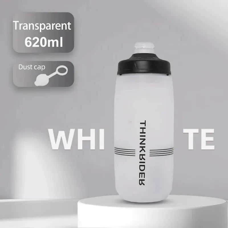 Caramanhola Squeeze ThinkRider em Polipropileno PP5 com Válvula Squeeze Jet e Protetor Contra Poeira (620ml / 750ml)