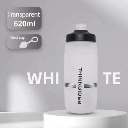 Caramanhola Squeeze ThinkRider em Polipropileno PP5 com Válvula Squeeze Jet e Protetor Contra Poeira (620ml / 750ml)