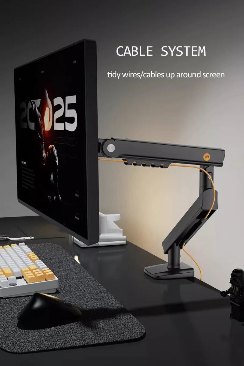 Suporte Articulado para Monitor com Pistão a Gás NB F80 (17" a 30")