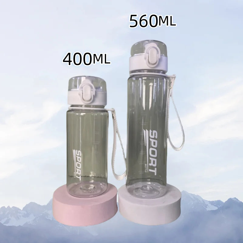 Garrafa Esportiva Fantia Portátil Livre de BPA Antivazamento (400ml / 560ml)