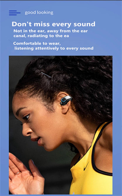 Fone Bluetooth Open-Ear Clip — TWS com Microfone