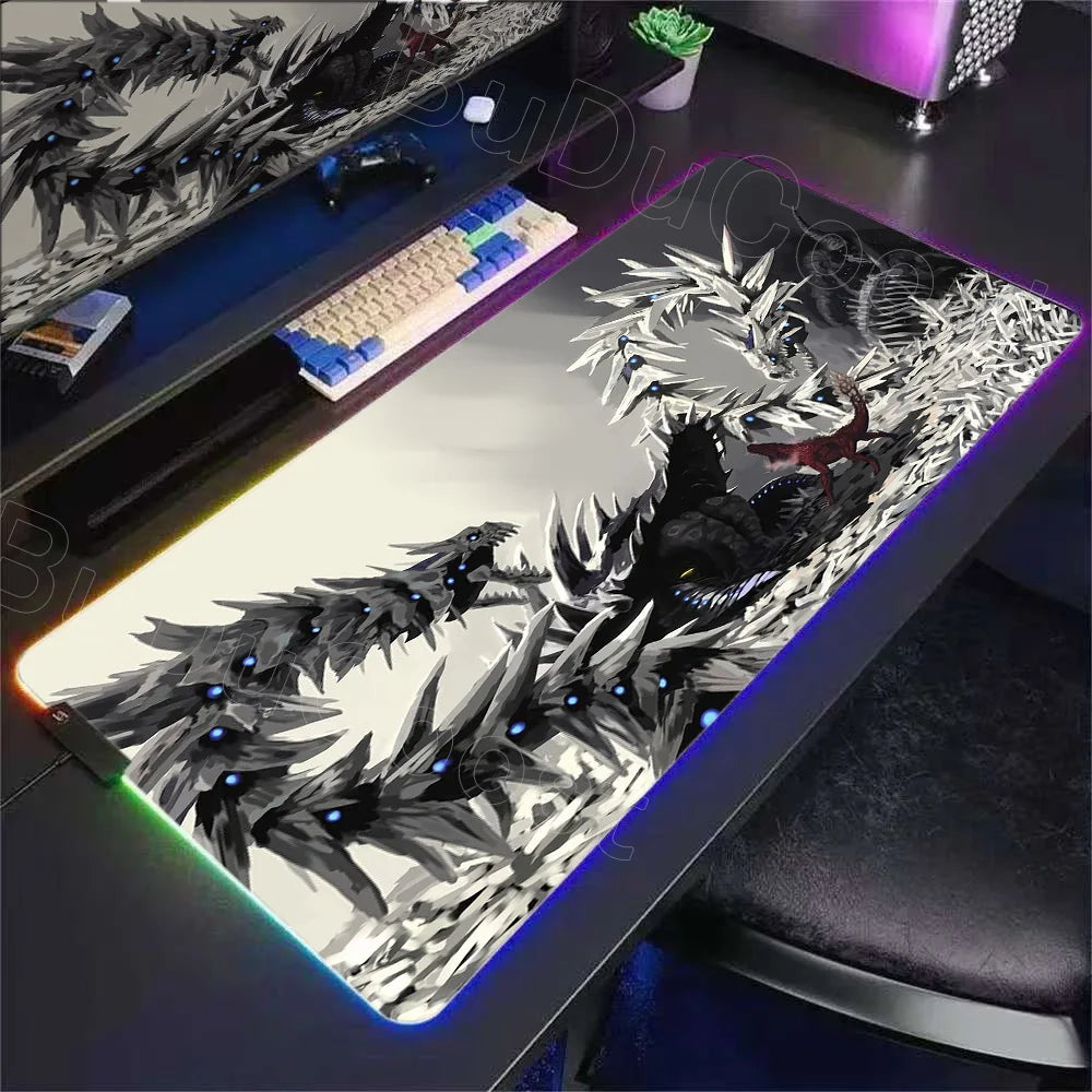 Desk Mat RGB Gamer — Mouse Pad XXL com Iluminação LED