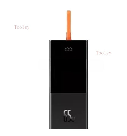 Power Bank Baseus Blade 20000mAh 100W Ultra-Slim com Display Digital Inteligente