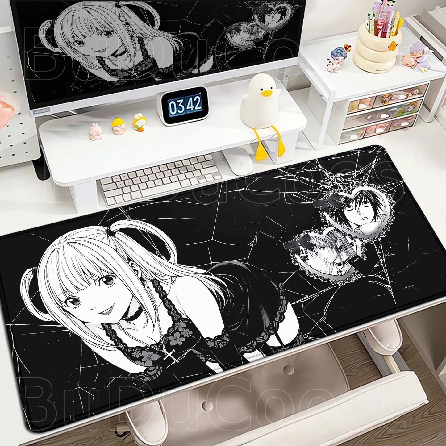 Mouse Pad Gamer Death Note – Light Yagami & Misa Amane XXL Speed