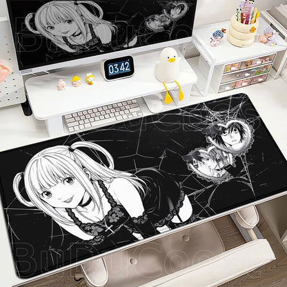 Mouse Pad Gamer Death Note – Light Yagami & Misa Amane XXL Speed