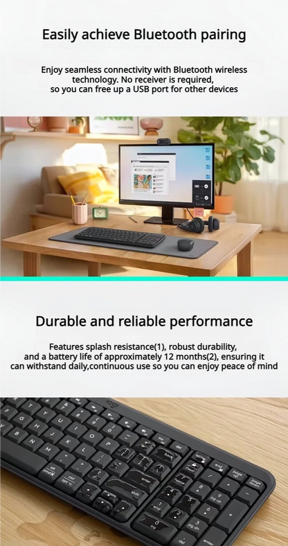 Logitech MK251 — Teclado e Mouse Sem Fio