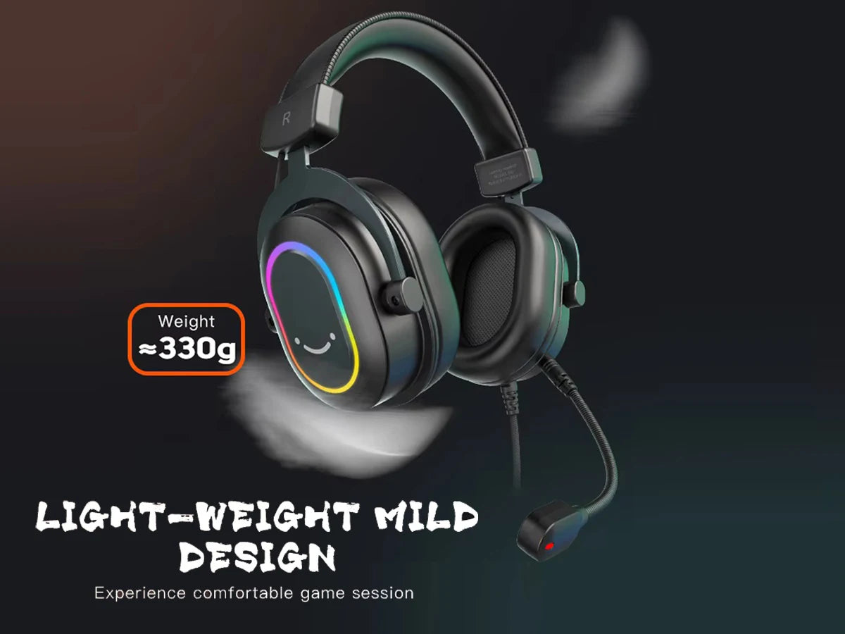 FIFINE H6 — Headset Gamer USB com RGB