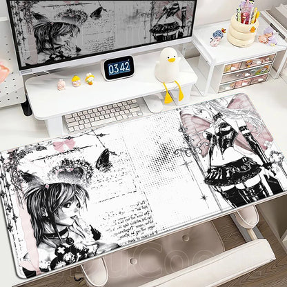 Mouse Pad Gamer Death Note – Light Yagami & Misa Amane XXL Speed