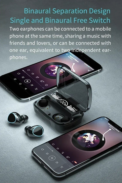 DAMORE M10 — Fone Bluetooth TWS com ANC