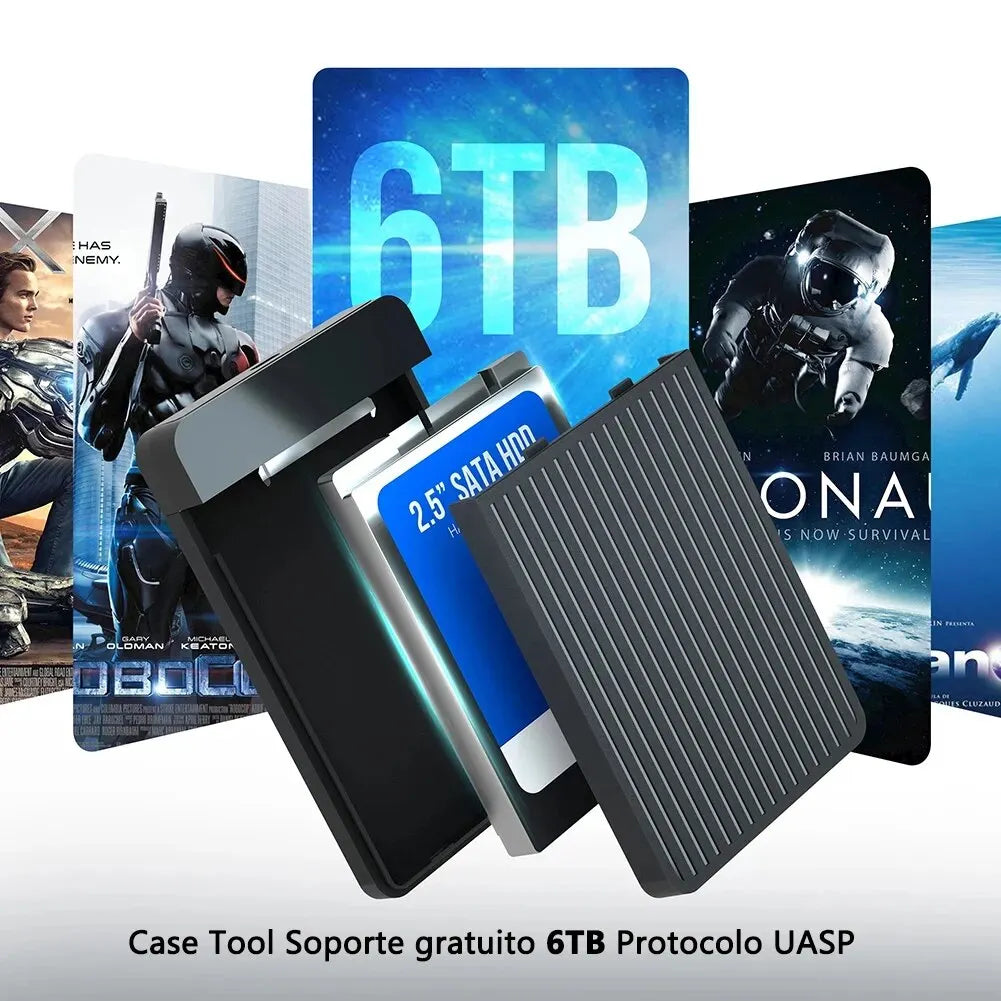 Case SATA 2,5" USB 3.0/3.1 — HDD e SSD Externo