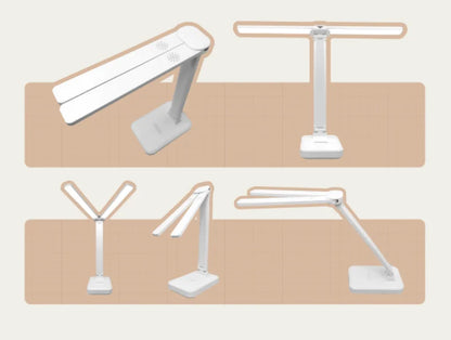 Luminária de Mesa LED Articulada – Touch Screen, 3 Tons de Luz e Bateria Recarregável