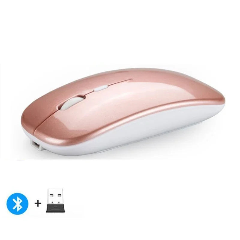 Congdi — Mouse Sem Fio Recarregável Dual Mode